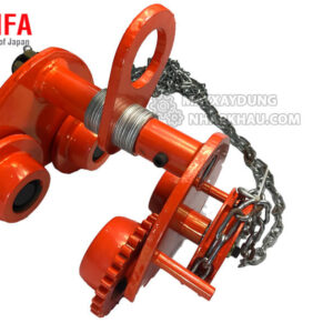 Con chạy treo pa lăng xích kéo tay FUJIFA 1 Tấn 5M