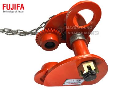Con chạy treo pa lăng xích kéo tay FUJIFA 2 Tấn 5M 9
