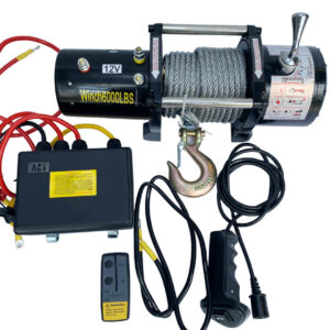 Máy tời điện ắc quy FUJIFA 6000LBS 12V/24V-2700Kg