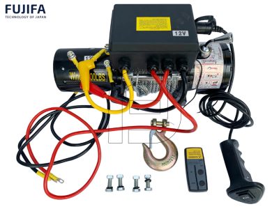 Máy tời điện ắc quy FUJIFA 6000LBS 12V/24V-2700Kg 17