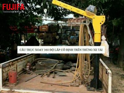 Cẩu xoay FUJIFA gắn xe tải 360 độ 1000kg 32