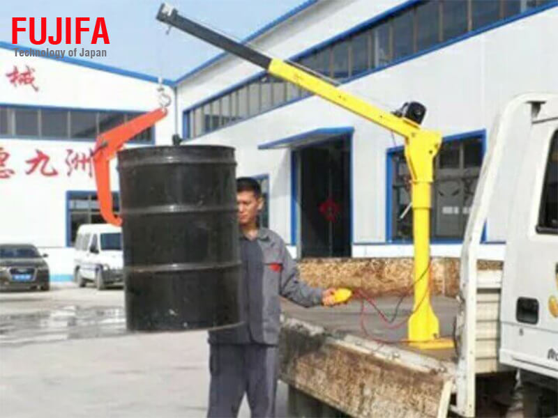 Cẩu xoay FUJIFA gắn xe tải 360 độ 1000kg 5