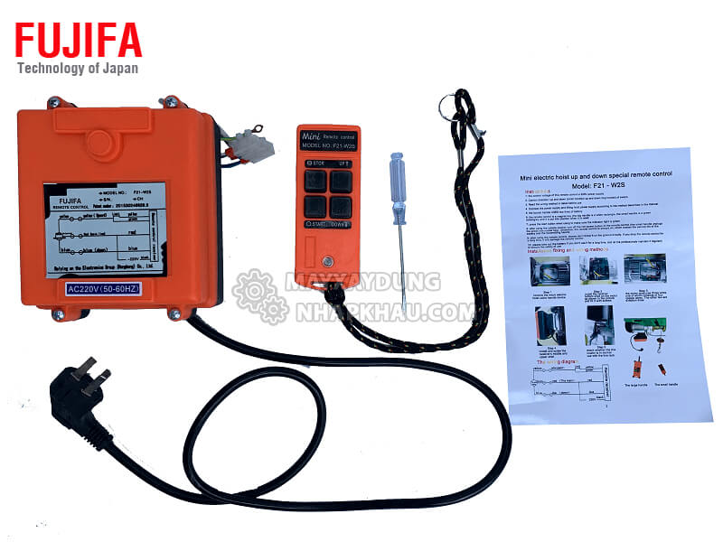 Tời điện đa năng FUJIFA CD-K1, 400/800KG, 220V, 30M/P 178