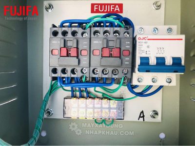 Tủ điện điều khiển động cơ tời điện 5.5KW, 380V 10