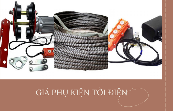 Bảng báo giá phụ kiện tời điện chính hãng tại Hà Nội 17