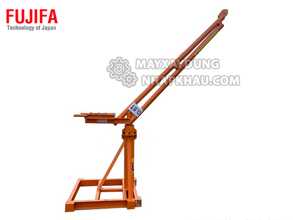 Cẩu xoay xây dựng FUJIFA 360 độ 500 kg thép ống tròn