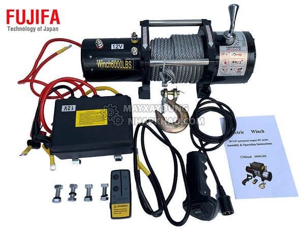 Tìm hiểu về ứng dụng và các loại máy tời điện 12v 1