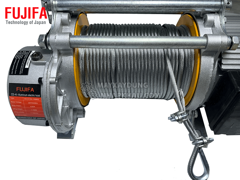 Máy tời điện đa năng FUJIFA CD-K1, 750/1500KG, 220V 54