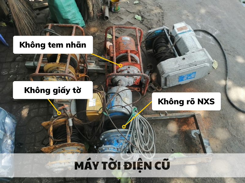 Máy tời điện cũ vì sao không nên mua ? 7