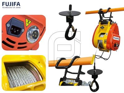 Máy tời điện treo mini FUJIFA SKF 300, 300KG, 220V 15